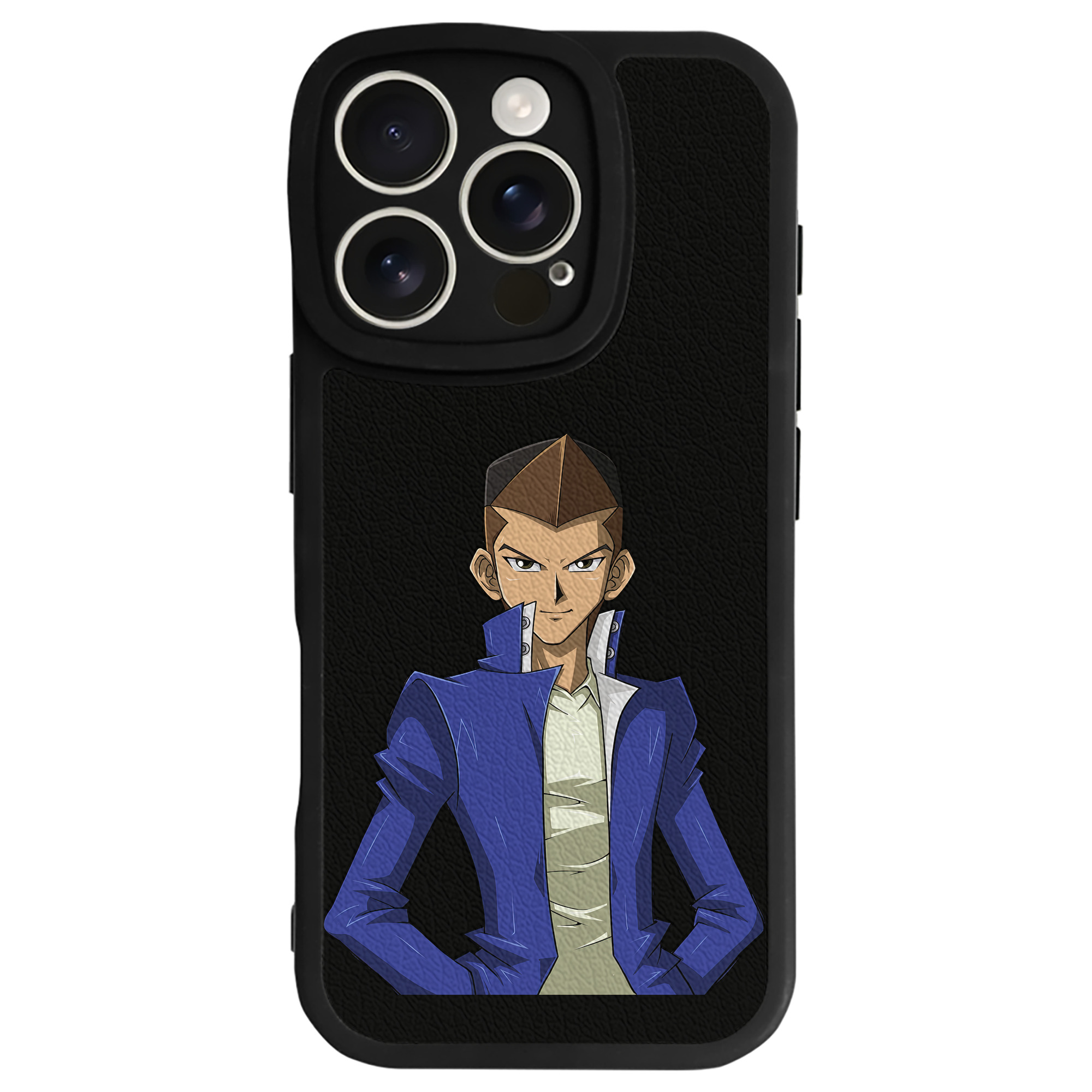 （画像用） 遊☆戯☆王 Yu-Gi-Oh! 【iPhone 16シリーズ対応】シリコンスマホケース（レザー調） 材質：シリコン